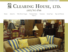 Tablet Screenshot of clearinghouseltd.com